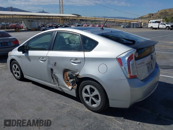 2012 Toyota Prius One with VIN JTDKN3DU6C5420412, listed as a IAAI auction lot 41655584 with 161,388 mi miles and . Bid and sale history available at DreamBid. Image 3.