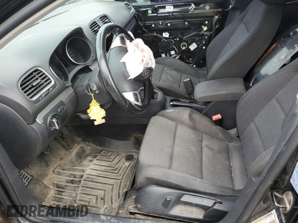 2012 Volkswagen Golf TDI with VIN WVWNM7AJ3CW293128, listed as a Copart auction lot 59679405 with Not provided miles and Clean title. Bid and sale history available at DreamBid. Image 7.