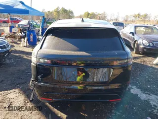 2025 Land Rover Range Rover Velar Dynamic SE with VIN SALYL2EX7SA391827, listed as a IAAI auction lot 41430644 with 4,063 mi miles and . Bid and sale history available at DreamBid. Image 16.