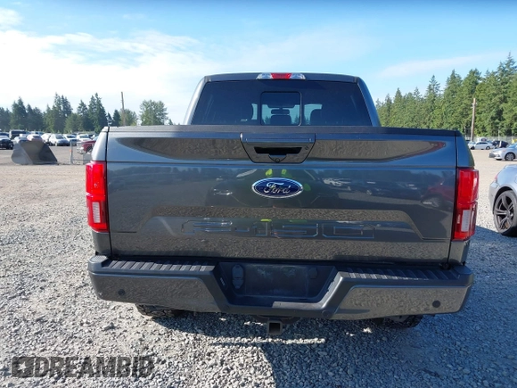 2018 Ford F-150 XL with VIN 1FTEW1E55JFC57989, listed as a IAAI auction lot 42395654 with 55,505 mi miles and . Bid and sale history available at DreamBid. Image 17.