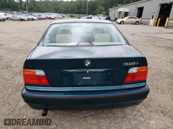 1998 BMW 3 Series 318iA with VIN WBACC0327WEK27681, listed as a Copart auction lot 44857724 with 16,185 mi miles and Salvage Title. Bid and sale history available at carsss.com. Image 6.