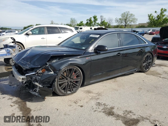 2017 Audi A8 with VIN WAU44AFD3HN015464, listed as a Copart auction lot 55099805 with 125,067 mi miles and Clean title. Bid and sale history available at DreamBid. Image 1.