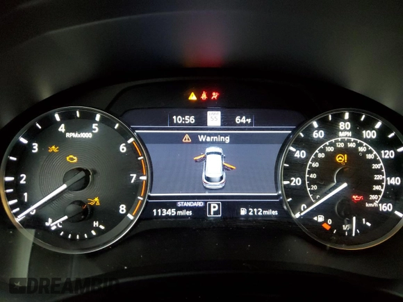2021 Infiniti QX50 SENSORY with VIN 3PCAJ5CB4MF106082, listed as a Copart auction lot 60629413 with 11,345 mi miles and Salvage Title. Bid and sale history available at carsss.com. Image 9.