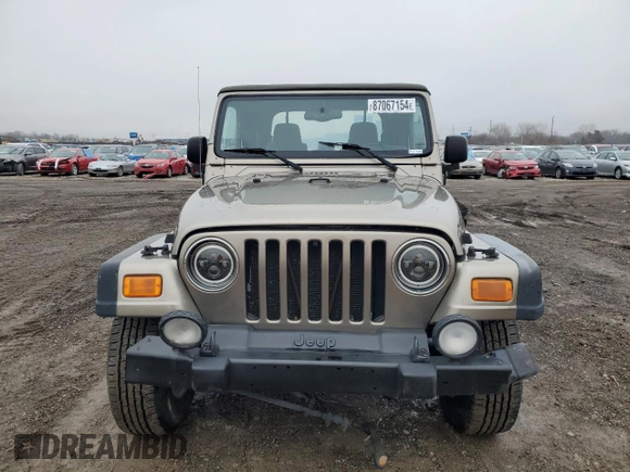 2004 Jeep Wrangler Rubicon with VIN 1J4FA69S24P743345, listed as a Copart auction lot 87067154 with 153,783 mi miles and Salvage Title. Bid and sale history available at carsss.com. Image 5.