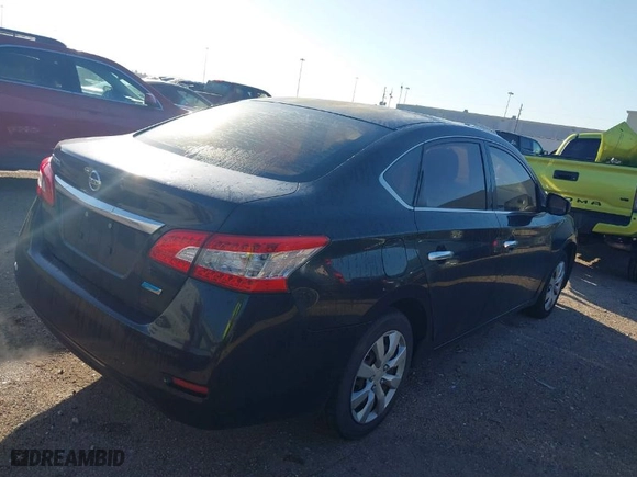 2014 Nissan Sentra S with VIN 3N1AB7AP4EY323616, listed as a IAAI auction lot 41752379 with 318,930 mi miles. Bid and sale history available at carsss.com. Image 4.
