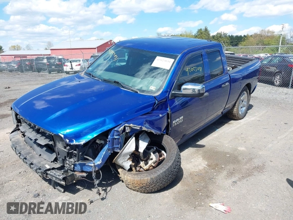 2017 Ram 1500 Express with VIN 1C6RR7FG4HS779632, listed as a IAAI auction lot 42023031 with 155,978 mi miles. Bid and sale history available at carsss.com. Image 2.