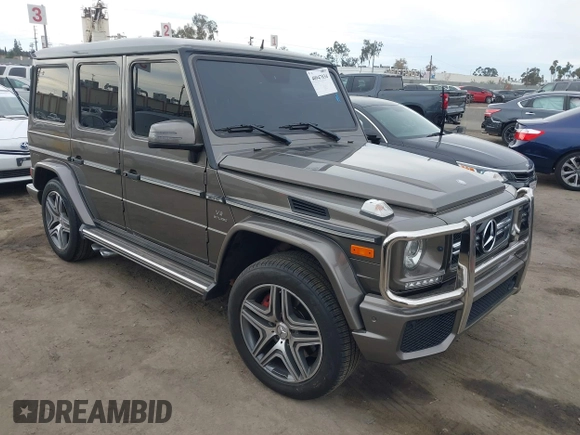 2016 Mercedes-Benz G-Class AMG G 63 with VIN WDCYC7DF8GX247425, listed as a IAAI auction lot 40947034 with 95,869 mi miles. Bid and sale history available at carsss.com. Image 1.