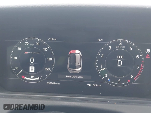 2018 Land Rover Range Rover Velar R-Dynamic SE с VIN SALYL2RX8JA731642, выставлен на аукционе IAAI как лот 42309920 с пробегом 93 749 миль миль и . История ставок и продаж доступна на DreamBid. Изображение 7.