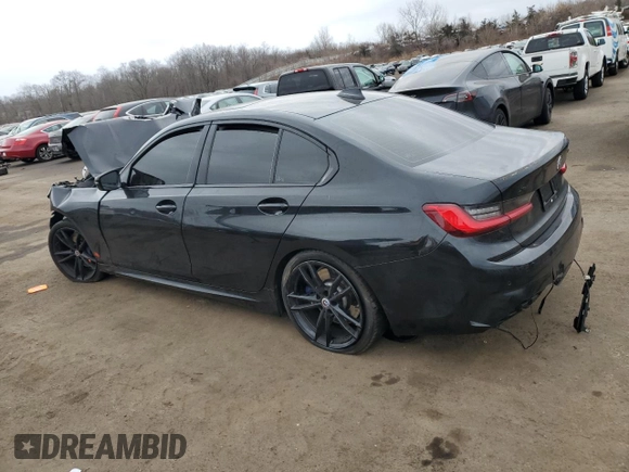 2020 BMW 3 Series M340i xDrive with VIN WBA5U9C01LFH09435, listed as a Copart auction lot 47883435 with Not Provided miles and Salvage Title. Bid and sale history available at DreamBid. Image 2.