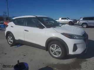 2022 Nissan Kicks S with VIN 3N1CP5BV5NL526071, listed as a Copart auction lot 46043125 with 43,544 mi miles and Salvage Title. Bid and sale history available at carsss.com. Image 4.