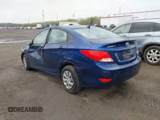 2016 Hyundai Accent SE with VIN KMHCT4AE1GU122712, listed as a IAAI auction lot 42026974 with 82,756 mi miles. Bid and sale history available at carsss.com. Image 3.