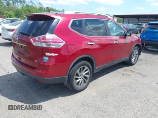 2015 Nissan Rogue S with VIN 5N1AT2MT5FC920589, listed as a IAAI auction lot 42050035 with 125,544 mi miles. Bid and sale history available at carsss.com. Image 4.