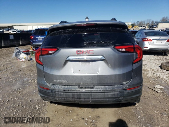 2020 GMC Terrain SLE with VIN 3GKALMEV3LL203614, listed as a Copart auction lot 46099155 with 67,160 mi miles and Salvage Title. Bid and sale history available at carsss.com. Image 6.