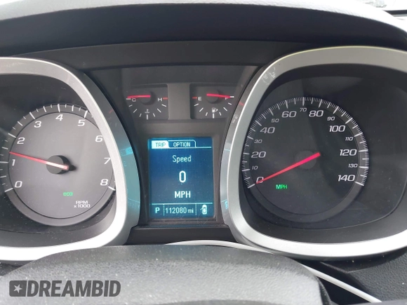 2013 Chevrolet Equinox LT with VIN 2GNALDEK5D6401934, listed as a IAAI auction lot 42101670 with 120,080 mi miles. Bid and sale history available at carsss.com. Image 7.