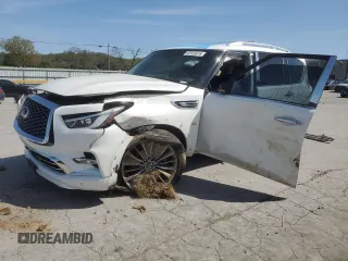 2020 Infiniti QX80 Luxe z VIN JN8AZ2NE2L9252153, wystawiony jako Copart lot #52533615 z przebiegiem 74 577 mil mil oraz Szkoda całkowita • Salvage title. Historia ofert i sprzedaży dostępna na DreamBid. Obrazek 1.