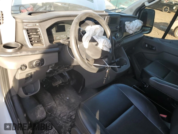 2023 Ford Transit Cargo with VIN 1FTBR1Y8XPKA34637, listed as a Copart auction lot 88069655 with 58,506 mi miles and Salvage Title. Bid and sale history available at DreamBid. Image 8.