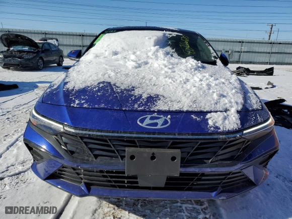 2024 Hyundai Elantra SEL with VIN KMHLS4DG3RU789381, listed as a Copart auction lot 88266675 with 5,191 mi miles and Salvage Title. Bid and sale history available at carsss.com. Image 5.