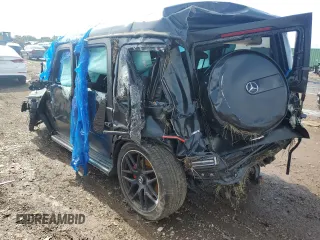 2020 Mercedes-Benz G 63 AMG with VIN W1NYC7HJ7LX359365, listed as a Copart auction lot 62083624 with Not Provided miles and Salvage Title. Bid and sale history available at DreamBid. Image 2.