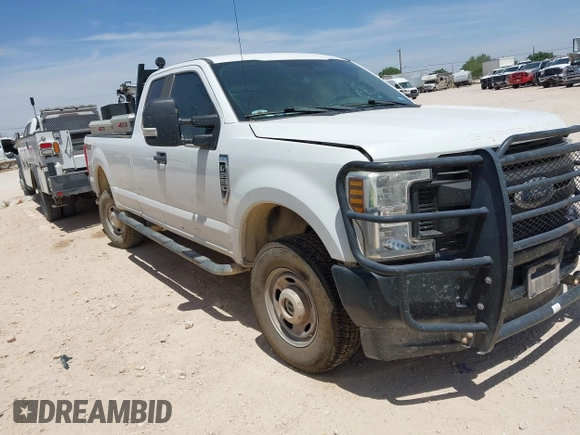 2019 Ford F-250 XL with VIN 1FT7X2B62KED96266, listed as a IAAI auction lot 42240266 with 130,536 mi miles and . Bid and sale history available at DreamBid. Image 1.