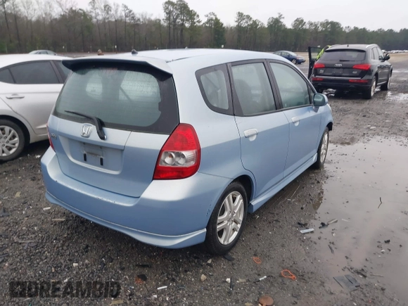2008 Honda Fit Sport with VIN JHMGD38678S054021, listed as a IAAI auction lot 41752425 with 159,318 mi miles. Bid and sale history available at carsss.com. Image 4.