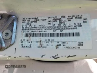 2015 Ford Escape SE z VIN 1FMCU0G7XFUB50165, wystawiony jako IAAI lot #42477588 z przebiegiem Nie podano mil oraz . Historia ofert i sprzedaży dostępna na DreamBid. Obrazek 1.