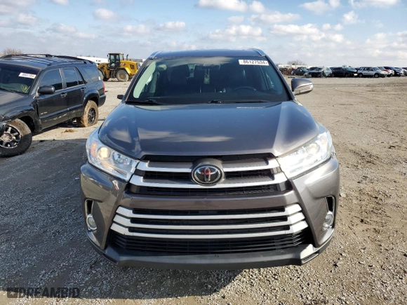 2019 Toyota Highlander SE with VIN 5TDJZRFH7KS574087, listed as a Copart auction lot 86127534 with 64,810 mi miles and Salvage Title. Bid and sale history available at carsss.com. Image 5.