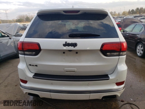 2019 Jeep Grand Cherokee Overland with VIN 1C4RJFCT7KC539942, listed as a Copart auction lot 78011204 with 101,450 mi miles and Salvage Title. Bid and sale history available at carsss.com. Image 6.
