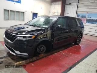 2024 Kia Carnival EX with VIN KNDNC5H39R6377154, listed as a Copart auction lot 77392044 with 12,819 mi miles and Salvage Title. Bid and sale history available at carsss.com. Image 1.