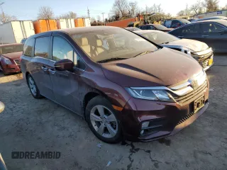 2019 Honda Odyssey EX with VIN 5FNRL6H52KB134725, listed as a Copart auction lot 42708325 with Not Provided miles and Salvage Title. Bid and sale history available at carsss.com. Image 4.
