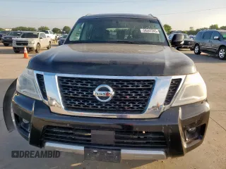 2017 Nissan Armada Platinum z VIN JN8AY2ND3H9003734, wystawiony jako Copart lot #58347245 z przebiegiem 184 581 mil mil oraz Czysty tytuł • Clean title. Historia ofert i sprzedaży dostępna na DreamBid. Obrazek 5.