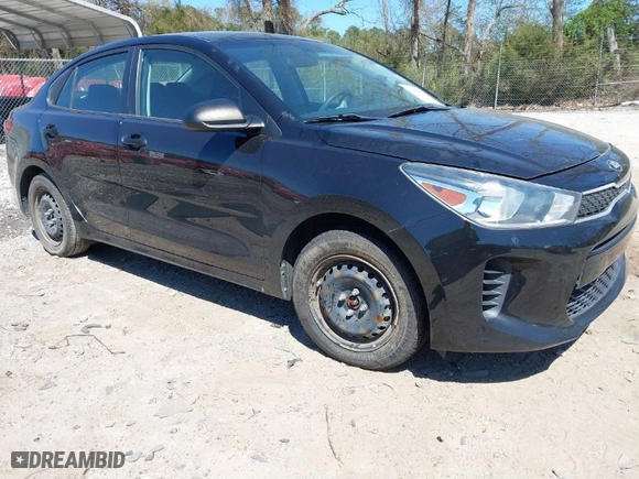 2018 Kia Rio LX with VIN 3KPA24AB5JE067143, listed as a IAAI auction lot 41445449 with 81,616 mi miles. Bid and sale history available at carsss.com. Image 1.