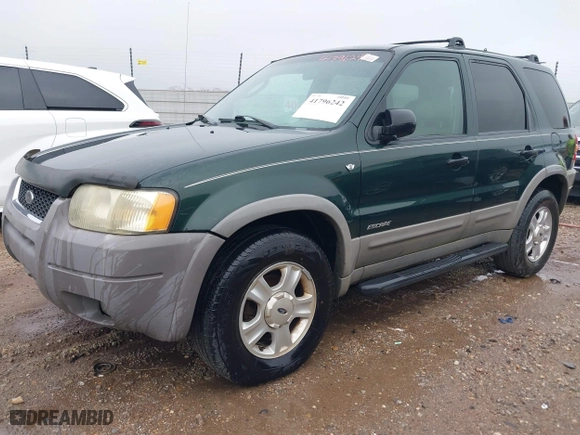 2002 Ford Escape XLT Choice with VIN 1FMYU03122KD02307, listed as a IAAI auction lot 41796242 with 1 mi miles. Bid and sale history available at carsss.com. Image 2.