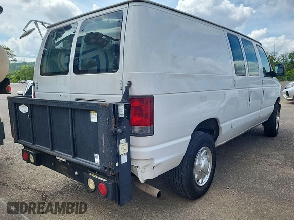 2013 Ford Econoline Cargo Commercial with VIN 1FTNE2EL1DDA51737, listed as a IAAI auction lot 42621043 with 153,828 mi miles and . Bid and sale history available at DreamBid. Image 1.