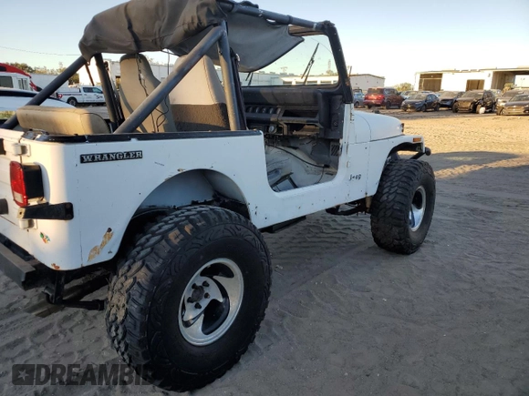 1989 Jeep Wrangler with VIN 2J4FY29T2KJ154190, listed as a Copart auction lot 82113494 with 131,026 mi miles and Clean Title. Bid and sale history available at carsss.com. Image 3.