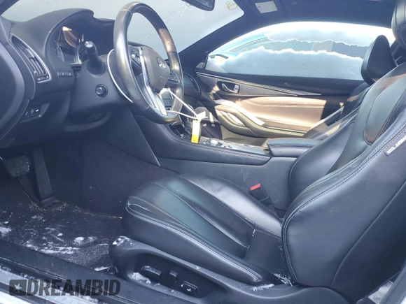 2017 Infiniti Q60 Premium with VIN JN1CV7EL9HM320869, listed as a Copart auction lot 84380414 with 99,797 mi miles and Salvage title. Bid and sale history available at DreamBid. Image 7.