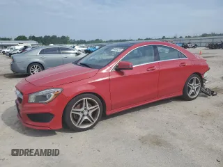 2014 Mercedes-Benz CLA 250 with VIN WDDSJ4EB3EN050303, listed as a Copart auction lot 58004235 with 90,789 mi miles and Salvage title. Bid and sale history available at DreamBid. Image 1.