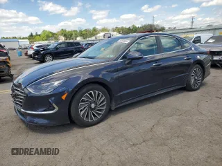 2020 Hyundai Sonata Hybrid Limited with VIN KMHL54JJ3LA010562, listed as a Copart auction lot 51550634 with 34,161 mi miles and Salvage Title. Bid and sale history available at carsss.com. Image 1.