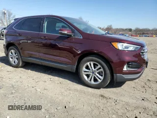 2019 Ford Edge SEL with VIN 2FMPK3J91KBB74051, listed as a Copart auction lot 49826795 with 74,119 mi miles and Salvage Title. Bid and sale history available at carsss.com. Image 4.