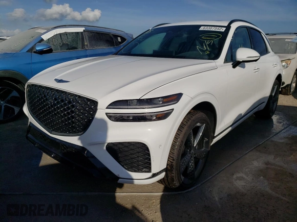 2022 Genesis GV70 2.5T with VIN KMUMADTB8NU051102, listed as a Copart auction lot 63387542 with Not Provided miles and . Bid and sale history available at DreamBid. Image 2.