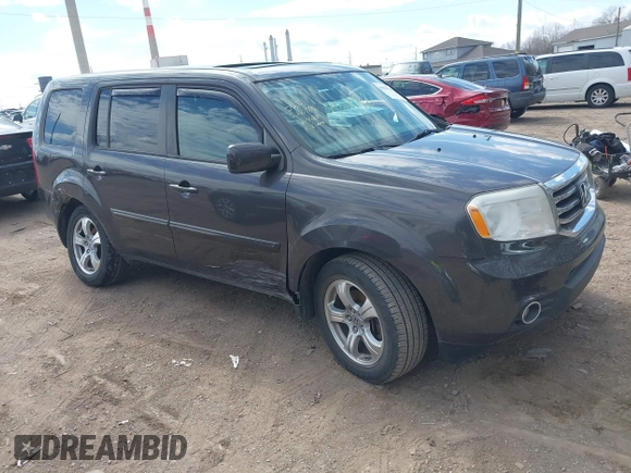 2013 Honda Pilot EX-L with VIN 5FNYF4H6XDB058237, listed as a IAAI auction lot 41898198 with 143,518 mi miles and . Bid and sale history available at carsss.com. Image 1.