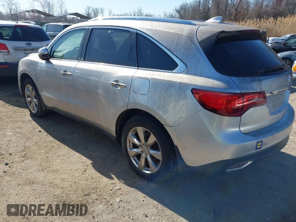 2014 Acura MDX Advance with VIN 5FRYD4H87EB038972, listed as a IAAI auction lot 41838819 with 145,587 mi miles and . Bid and sale history available at DreamBid. Image 3.