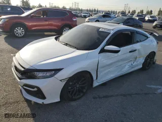 2020 Honda Civic Si Coupe with VIN 2HGFC3A52LH751471, listed as a Copart auction lot 85305694 with 54,871 mi miles and Salvage Title. Bid and sale history available at carsss.com. Image 1.