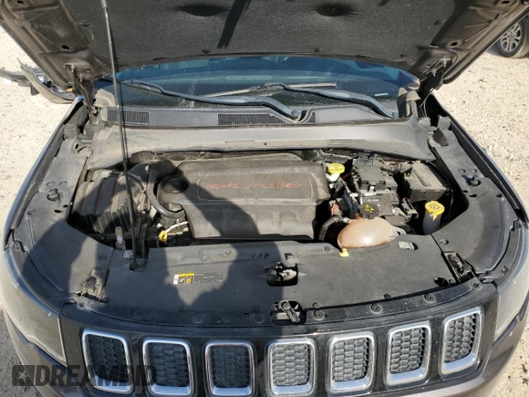 2018 Jeep Compass Sport with VIN 3C4NJCAB3JT368987, listed as a Copart auction lot 50215885 with 77,693 mi miles and Salvage Title. Bid and sale history available at carsss.com. Image 12.