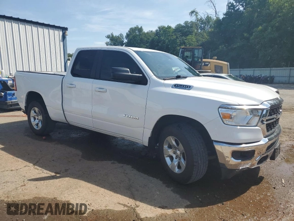 2022 Ram 1500 Big Horn with VIN 1C6RREBG1NN273017, listed as a Copart auction lot 61803835 with 77,450 mi miles and Salvage title. Bid and sale history available at DreamBid. Image 4.