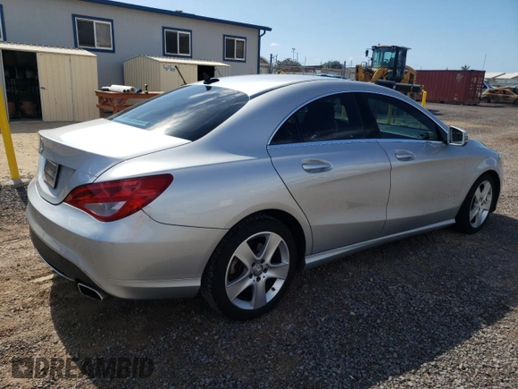 2015 Mercedes-Benz CLA 250 with VIN WDDSJ4EB7FN191697, listed as a Copart auction lot 70598703 with 57,547 mi miles and . Bid and sale history available at DreamBid. Image 3.