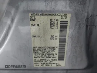 2017 Nissan Altima SV z VIN 1N4AL3AP9HC227681, wystawiony jako IAAI lot #41489297 z przebiegiem 162 459 mil mil oraz . Historia ofert i sprzedaży dostępna na DreamBid. Obrazek 9.