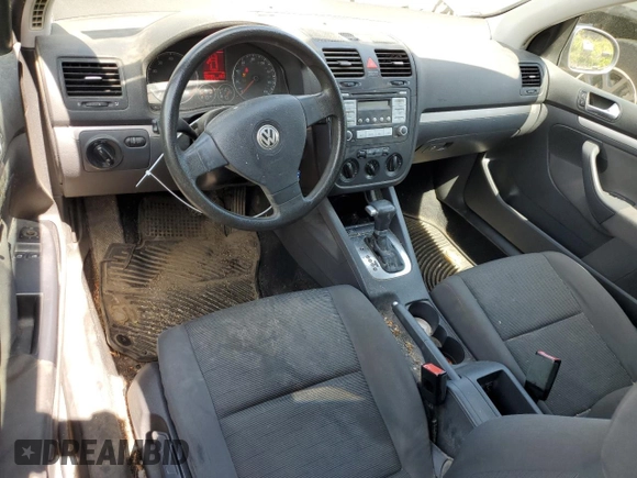2008 Volkswagen Rabbit S with VIN WVWBA71K18W242609, listed as a Copart auction lot 54439135 with 206,083 mi miles and Salvage title. Bid and sale history available at DreamBid. Image 8.