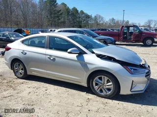 2019 Hyundai Elantra Preferred with VIN KMHD84LF4KU743494, listed as a IAAI auction lot 41821777 with 147,704 mi miles. Bid and sale history available at carsss.com. Image 13.