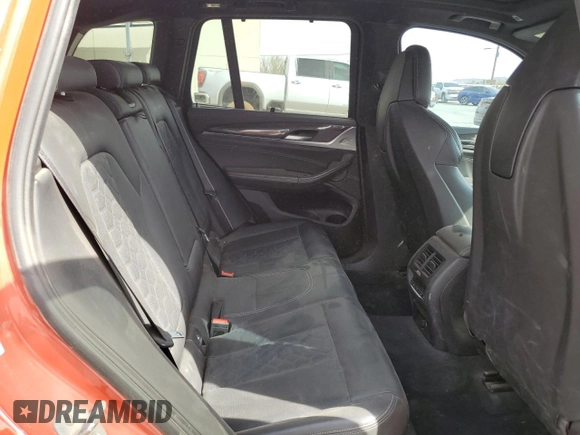 2020 BMW X3 M Competition with VIN 5YMTS0C07LLT11082, listed as a Copart auction lot 50587255 with 64,948 mi miles and Salvage Title. Bid and sale history available at carsss.com. Image 11.