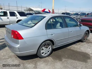 2001 Honda Civic EX with VIN JHMES267X1S003959, listed as a IAAI auction lot 41978932 with 181,380 mi miles. Bid and sale history available at carsss.com. Image 4.